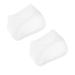 FRCOLOR Heel Lift Inserts Heel Cups for Heel Kawaii Room Decor Invisible Height Increase Insoles for Heel Pain Max High Heel Inserts Shoe Pads Inch Man Heighten White White Size 2