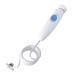 Jerilla Water Flosser Plastic Handle Hose Oral Hygiene Accessories Compatible with Waterpik Oral Irrigator WP-100 WP-660 WP-900 - Button White White - Button