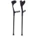 Forearm Crutches Adjustable Forearm Crutches Adjustable Handle and Comfortable Durable for Standard and Tall Adults Lightweight Aluminum Lightweight Arm Crutch Journey