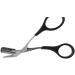 Ericotry Professional Precision Eyebrow Trimmer Scissors with Comb - Black/Silver - Men/Women Hair Removal and Grooming - Buy Online on GoSupps.com