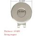 PINMEI Hat Clips Golf Ball Marker Holder - Set of 2 Silver Clips - Buy Online on GoSupps.com