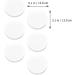 HEMOTON 500pcs Leak-proof Sealing Paper Beverage Cup Sealing Film Filters Paper Chip Crimper Leakproof Paper Pad Bottle Sealing Paper Practical Disposable Travel Bottom Pad White re-usable 13X13X0.05CM - Buy Online on GoSupps.com