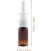 Minkissy 10ml Refillable Perfume & Nasal Spray Bottle - Fine Mist Water Spray Bottle for Travel - 10-Pack Empty Plastic Bottles - Buy Online on GoSupps.com
