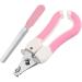 PSGS Professional Pet Nail Clippers Dog Cat Stainless Steel Two-Color Labor-Saving Nail Clippers Convenient Beauty Cleaning Supplies (Color : Give Sharpener Pink) - Buy Online on GoSupps.com
