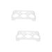 jojofuny 2pcs Egg Storage Box Deviled Egg Containers with Lid 8 Egg Tray 6 Egg Tray Lids Egg Cup Pp Tableware Assorted Colorx2pcs 14.8x9.7x2cmx2pcs
