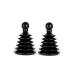 Master Plunger Mighty Tiny Plunger 2 Pack Designed for Bathroom/Kitchen Sinks, Perfect for RVs. Unclogs Fast & Easy (Patent Pending), Black