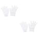 POPETPOP 2 Pairs Moisturizing Gloves Cracked Hand Gloves - Moisture Gel Gloves Moisturizing Finger Gloves Gloves Dry Cracked Gloves Pink Sebs Care White Facial Women's