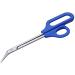 Mofun Long Handle Toenail Scissor Clippers Thick Nails Easy Reach Toenail Scissors Easy Ergonomic Elderly Cuticle for Women and Men (Blue)