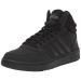 adidas Men's Hoops 3.0 Mid Basketball Shoe 11 Black/Black/Grey