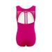Phineein Girls Sleeveless Ballet Gymnastics Leotards Kids Athletic Crisscross Mesh Back Dancewear Unitards Plum 10/12