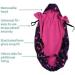 BundleBean Babywearing Fleece Lined Cover - Waterproof All Weather Sling & Carrier Cover (Yellow Zebra) - Buy Online on GoSupps.com