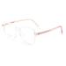 Qinzhenz oversized reading glasses designer-anti-blue light computer reader anti-UV flat lighting mirror presbyopia glasses (color: C3 size: +100) +100 C3