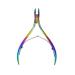 Useful Nail Cuticle Nipper Rainbow Clipper Scissor Dead Skin Remover Manicure Nail Art Tool - (Color: Multi)