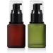 Ericotry 1PCS 30ml 1oz Rose Red Frosted Empty Glass Cosmetic Cream Lotion Pump Bottle With Black Pump Head And Anti-Dust Cap Travel Containers For Beauty Liquid Essential Oil Emulsion - Buy Online on GoSupps.com