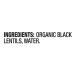 Organic Black Lentils - No Salt Added, 15 oz (Pack of 12) | Westbrae Natural - Buy Online on GoSupps.com