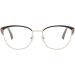 Cat-Eye Anti Glare Blue Light Blocking Readers - Oversized +3.00 Brown-Golden Glasses for Eye Protection | International Shipping Available - Buy Online on GoSupps.com