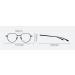 Parwana Oversized Reading Glasses | Anti-Blue Light | Vintage +100 Black Eye Protection - Buy Online on GoSupps.com