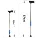 Crutches Can Be Stretched Old Man's Cane Stainless Steel Walking Stick Non-Slip Walking Stick with Hospital Family - Buy Online on GoSupps.com