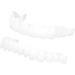 Buy Upper & Lower Jaw Temporary Whitening Denture Sets | Non-Retaining Simulation Dentures with Brackets - International Shipping Available - Buy Online on GoSupps.com