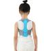 Children Shoulder Support Adjustable Magnetic Posture Corrector Spine Lumbar Support Brace Belt (Color : Blue Size : M) favorite gift lofty ambition