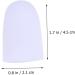 Lurrose Silicone Toe Bandage Tube Pad Cover Sleeve Protector Set - Big Toe Sleeve, Finger Protector, Corn White Size 2 - 2 Pairs - Buy Online on GoSupps.com