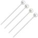FeiHong 100 Pieces Corsage Pins Round Faux Pearl Head Pins Wedding Bouquet Pins Floral Bouquet Pins White Straight Pins for Sewing Craft Wedding Decorations 100 Pcs Round Faux Pearl Head - Buy Online on GoSupps.com