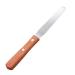 JimKing Metal Waxing Spatula Straight Stainless Steel for Body Hair Removal Wooden Handle Craft Stick for Cake Decaration (1 pcs)