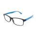 Zhuyiqz Clear Vision Computer Readers Anti-Blue-Light reading glasses New flat light light mirror glasses for women/men (color: Blue Size: +100) +100 blue