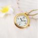 SHMIOU English Talking Watch for Women - Golden Pendant for Senior Blind, Analog Voice with Alarm and Date Output - Buy Online on GoSupps.com