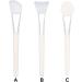 dijiusidy Brush Facial Mask Silicone White Professional Cutter-Type Brushes Cream Skin Foundation Tool Comfortable Beauty Tongue Shape - Buy Online on GoSupps.com