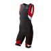 TYR Sport Men's Sport Competitor Trisuit with Front Zipper X-Small Black/Red