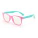 PARWANA Anti Eye Strain Computer Readers Cat-Eye Reading Glasses Blue Light Blocking Flat Light Mirror Presbyopic Glasses +250 Q2