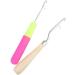 Wooden Bent Latch Hook Tool and Plastic Crochet Needle Set | 2-Piece Kit by eBoot - Buy Online on GoSupps.com