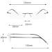 Fuqinqingoz Borderless Reading Glasses - Classic Anti-Blue Light Glare-Free Computer Readers for Presbyopia - Color C7 Size +0.00 - Buy Online on GoSupps.com