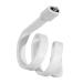 Babyphone bracket baby camera holder baby monitor bracket camera bracket universal baby monitor bracket compatible with most baby monitor for children's bed cot railing (white)