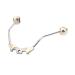 Replacement-nose walking glasses Accessories replacement nasal cushion holder made of metal nasal bridge metal blanket nose bridge glasses frame screwable nasal cushion low replacement glasses repair set silver