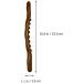 Osaladi Rolling Stock Out: Premium Point Massage Stick Tool for Muscle Relaxation & Gua Sha Therapy - Wooden Massage Tools for Shoulders & More - Buy Online on GoSupps.com