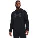 Under Armour Men's Big Logo Armourfleece Hoodie (001) Black / Black / Pitch Gray Large