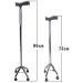 Solid Wood Walking Stick Elderly Crutches Telescopic Disabled Walker Four-Legged Walking Stick Non-Slip Walking Stick with Hospital Interesting Bathing in Sunlight - Buy Online on GoSupps.com