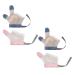 EXCEART 2 Pairs Baby Anti- eating Gloves  Stop Thumb Sucking Finger Guard  Stop Sucking Glove No Scratch Breathable Finger Thumb Protector Easily Hold Nylon Baby Gloves (Red and Blue)