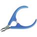 Stainless Steel 1/2 Jaw Spring ABS Handle Cuticle Nipper Hangnail Clipper for Nail Art Manicure Pedicure---Random Color - Buy Online on GoSupps.com