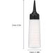 150ml Hair Dye Bottle - Hair Color Mixer & Applicator with Black Slant Tip | International Shipping Available - Buy Online on GoSupps.com
