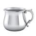 Krysaliis Silver Plated Bulge Baby Cup with Victorian Handle- Elegant Engravable Personalized Cup Keepsake Gift - Packaged in a premium gift box