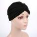 YFJH Chemo Sleep Turban Headwear Scarf Beanie Cap Hat for Cancer Patient Hair Loss - Black - Buy Online on GoSupps.com