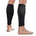 NV compression 365 Footless compression stockings - Wade support compression compression compression calf sleeves - for sports running cycling triathlon crossfit gym tennis black / steel colors M