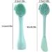 Silicone Facial Cleansing Brush - All-in-One Makeup Cleanser & Exfoliator for Cleansing, Mask Application, and Makeup Removal (Aqua) - Buy Online on GoSupps.com