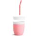 Munchkin Silicone Open Training Cup with Straw | 4oz Coral Sippy Cup for Babies 6 Months+ | Ideal Transition Cup from Sippy to Straw for Baby and Toddler Weaning - Buy Online on GoSupps.com