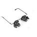 20x Headband Magnifier with LED Professional Light Head Mount Reading Magnifying Glass Visor Glasses for Modeling Repairs Sewing Welding Pasting Small Parts Jewelry & Watches