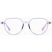 Shop Fuqinqingoz Round Retro Anti-Blue Light Reading Glasses +300 - Purple Presbyopia Readers for Eye Fatigue Relief - Buy Online on GoSupps.com