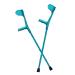 1 Pair 2 Units Crutches Adults Medical Forearm Crutches Folding Walking Sticks Adjustable Crutches for Adults and Children with Heights 140-190cm Prosperous Green